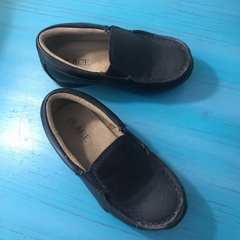 Boys slip on dress shoe - black- vegan leather - Children’s Place